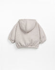 Hooded Sweater with kangaroo pocket - Ecru