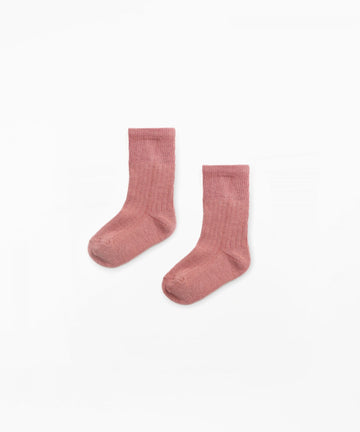 Ribbed Socks - Blush