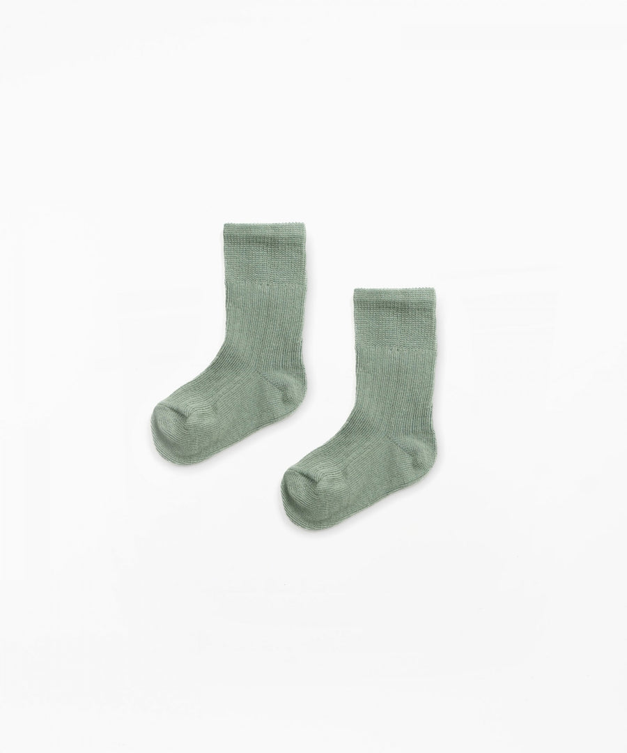 Ribbed Socks - Sage