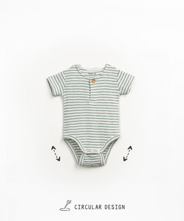 Room to Grow Bodysuit - Sage Stripes