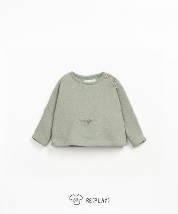 Re(Play) Yarn Sweatshirt with Pocket - Laurel