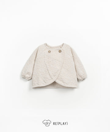 Re(Play) Jersey Cardigan - Latte