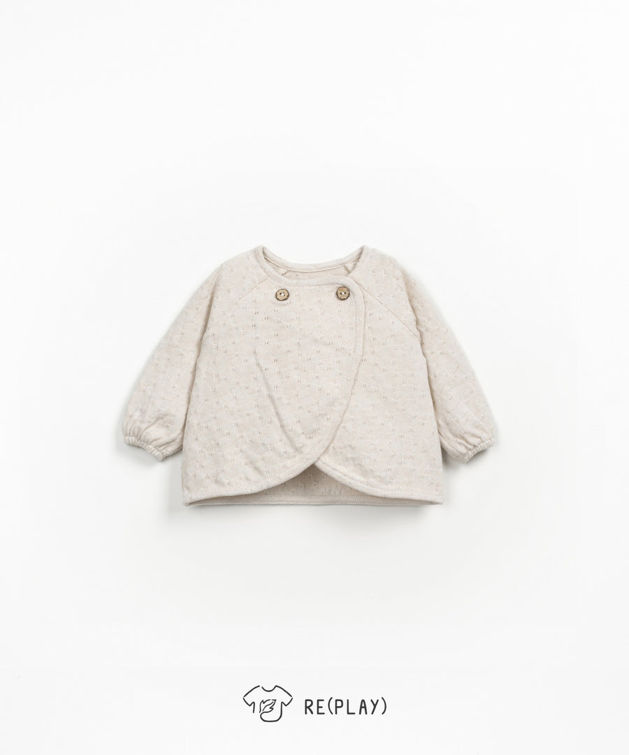 Re(Play) Jersey Cardigan - Latte