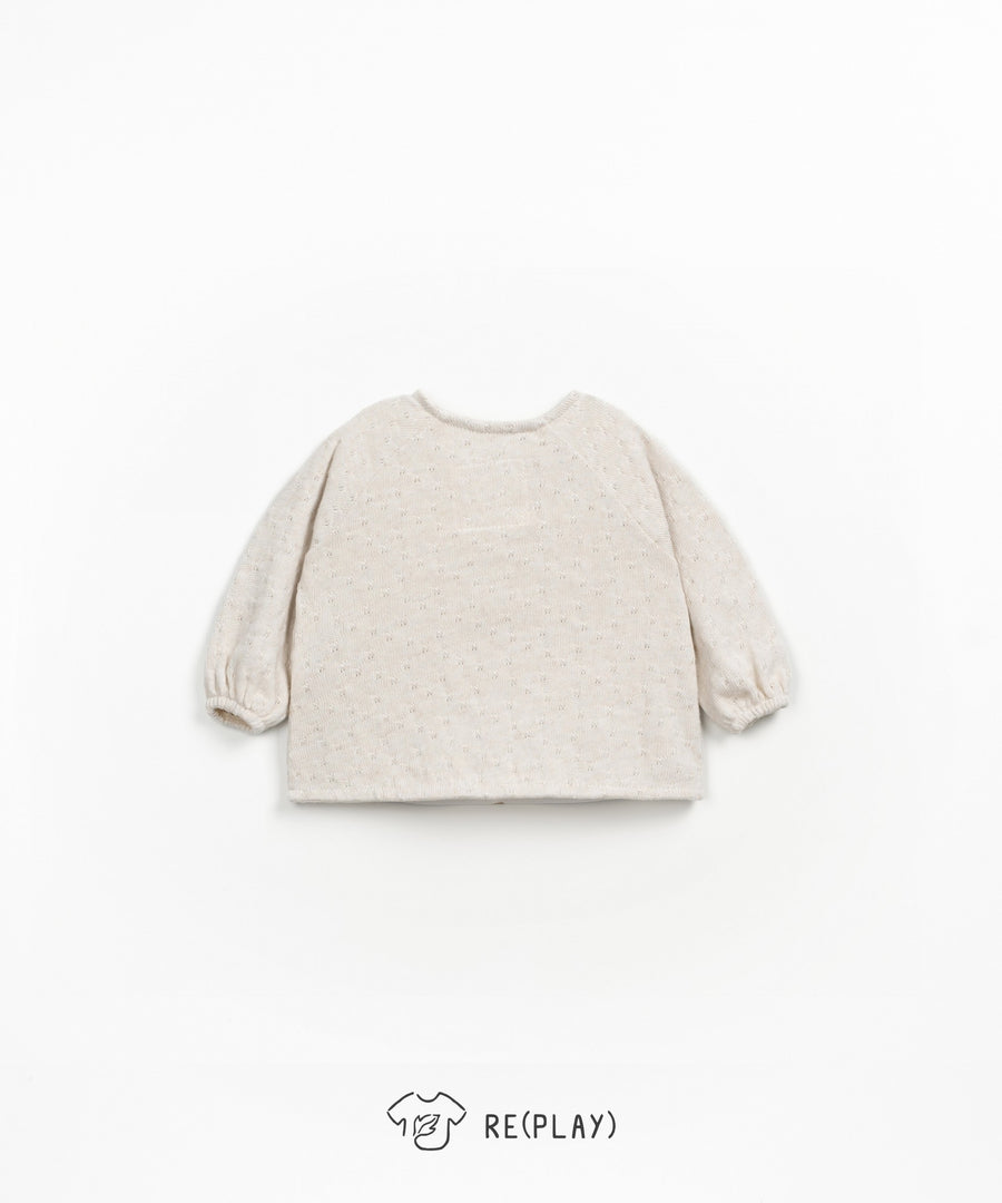 Re(Play) Jersey Cardigan - Latte