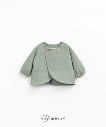 Re(Play) Jersey Cardigan - Sage