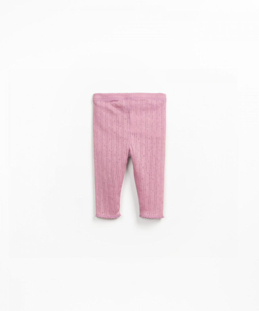 Pointelle Leggings - Orquid