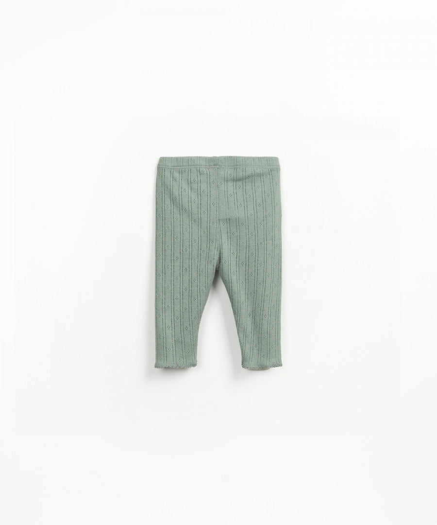 Pointelle Leggings - Sage
