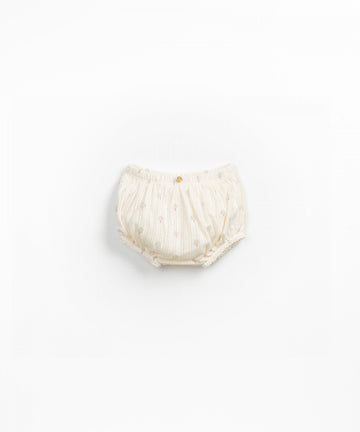 Pointelle Bubble Shorts - Artichoke