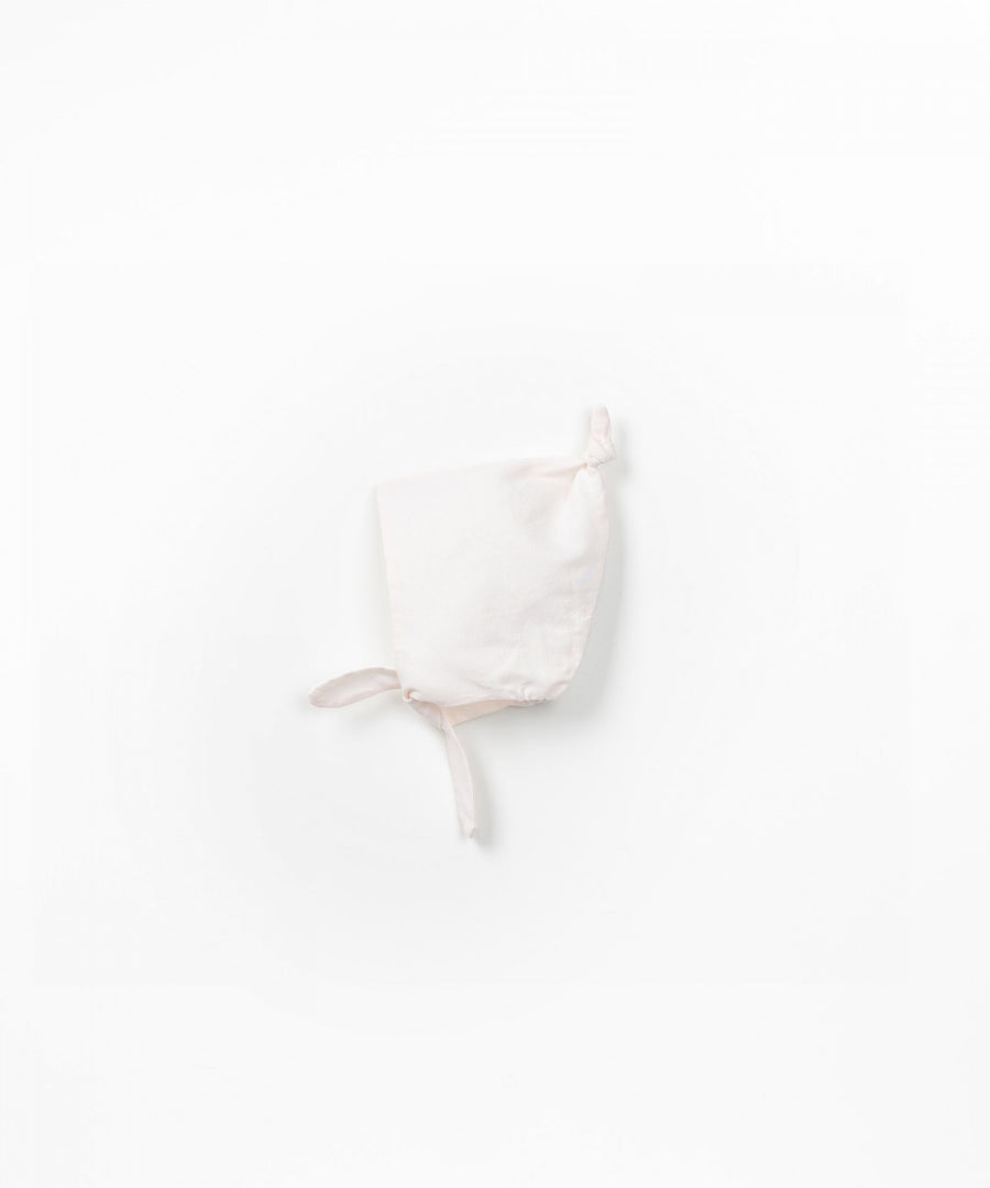 Linen & Organic Cotton Beanie - Ivory