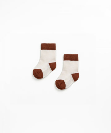 Socks in Organic Cotton - Rust