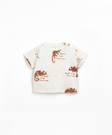 Organic Cotton Flamé T-Shirt - Rust Chameleon