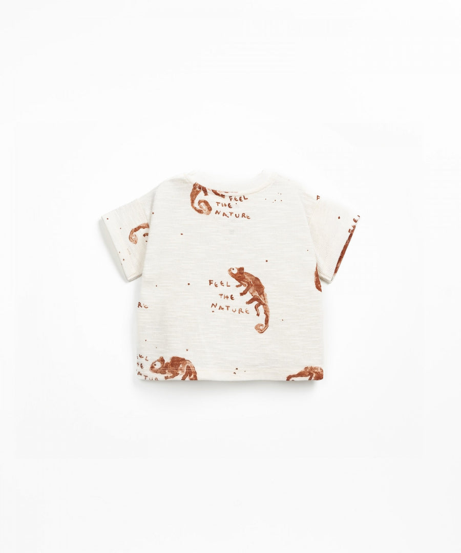 Organic Cotton Flamé T-Shirt - Rust Chameleon