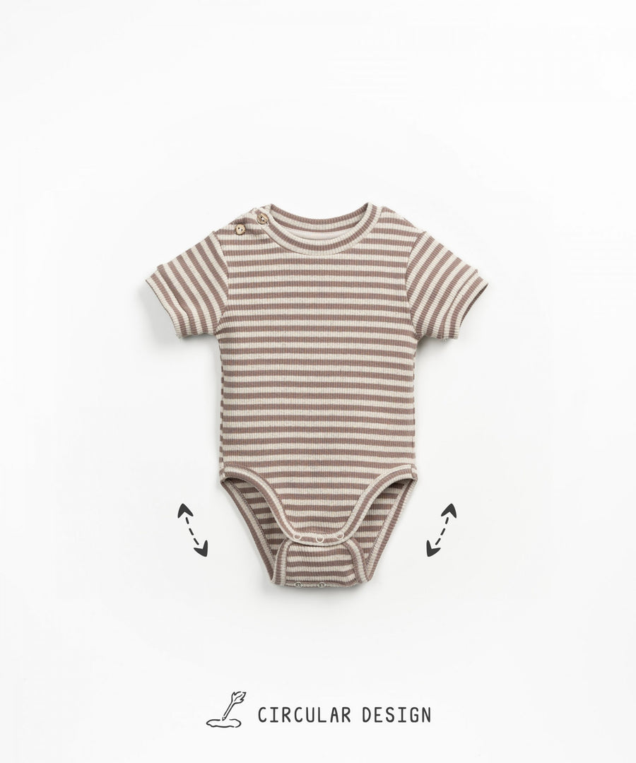 Room to Grow Bodysuit - Chocolate Stripes