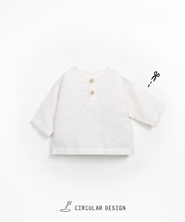 Linen blend Shirt - Ivory