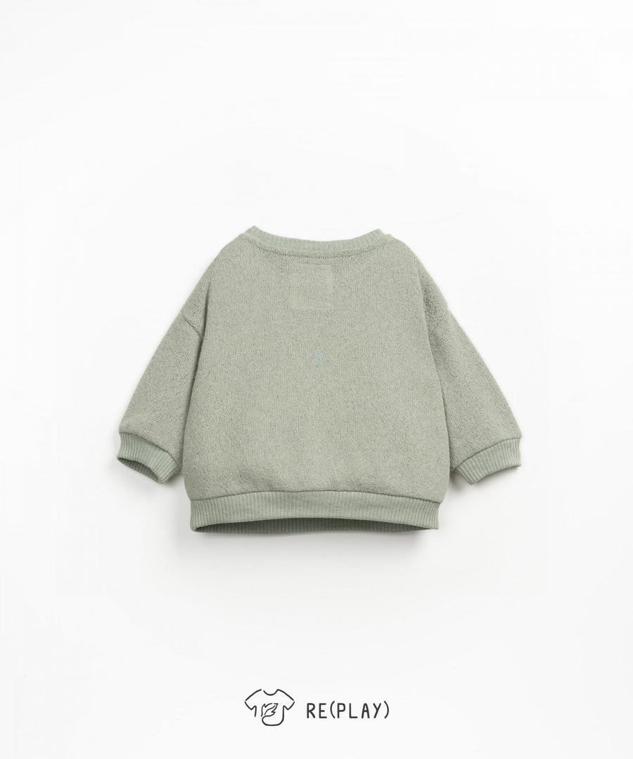 Re(Play) Sweatshirt with Chest Pocket - Laurel