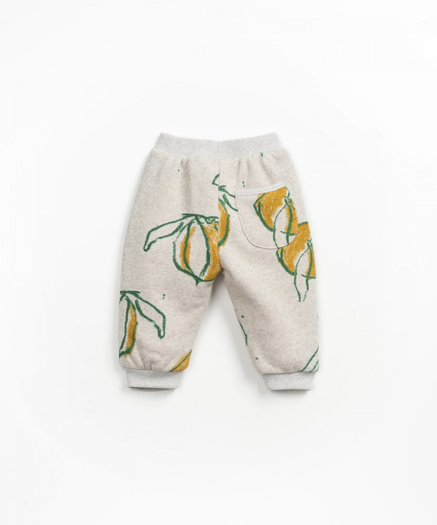 Jersey Sweatpants with Pocket - Oranges