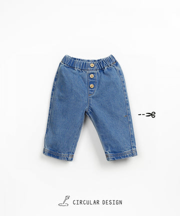 Organic Cotton Denim Pants