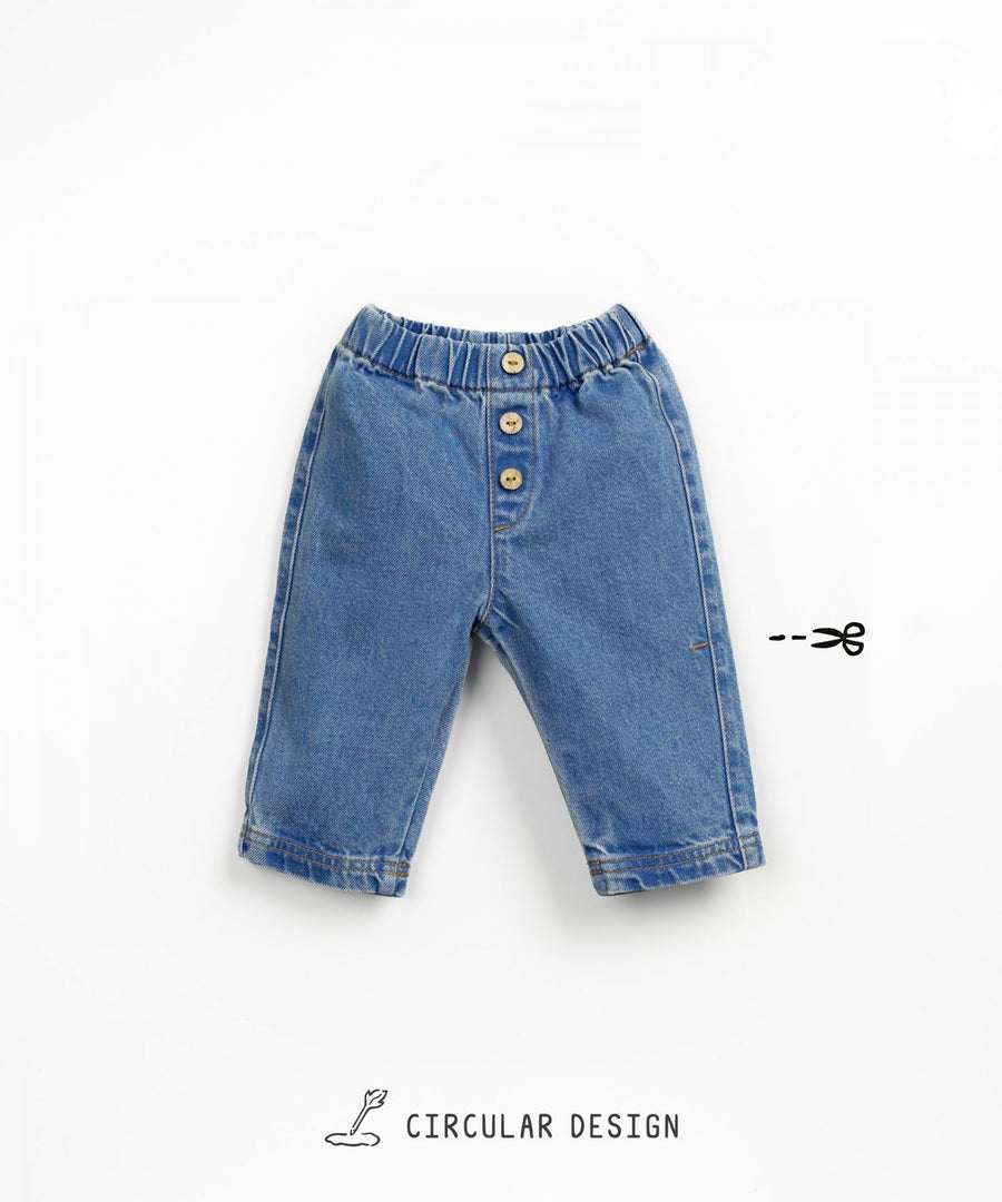 Organic Cotton Denim Pants