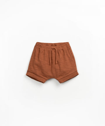Organic Cotton Jersey shorts - Rust