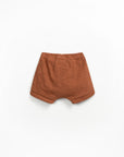 Organic Cotton Jersey shorts - Rust