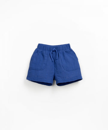 Organic Cotton Shorts - Blue