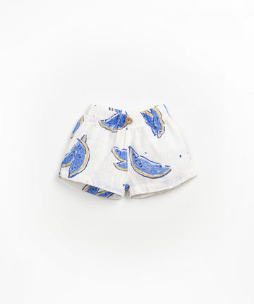 Organic Cotton Woven Shorts - Watermelon