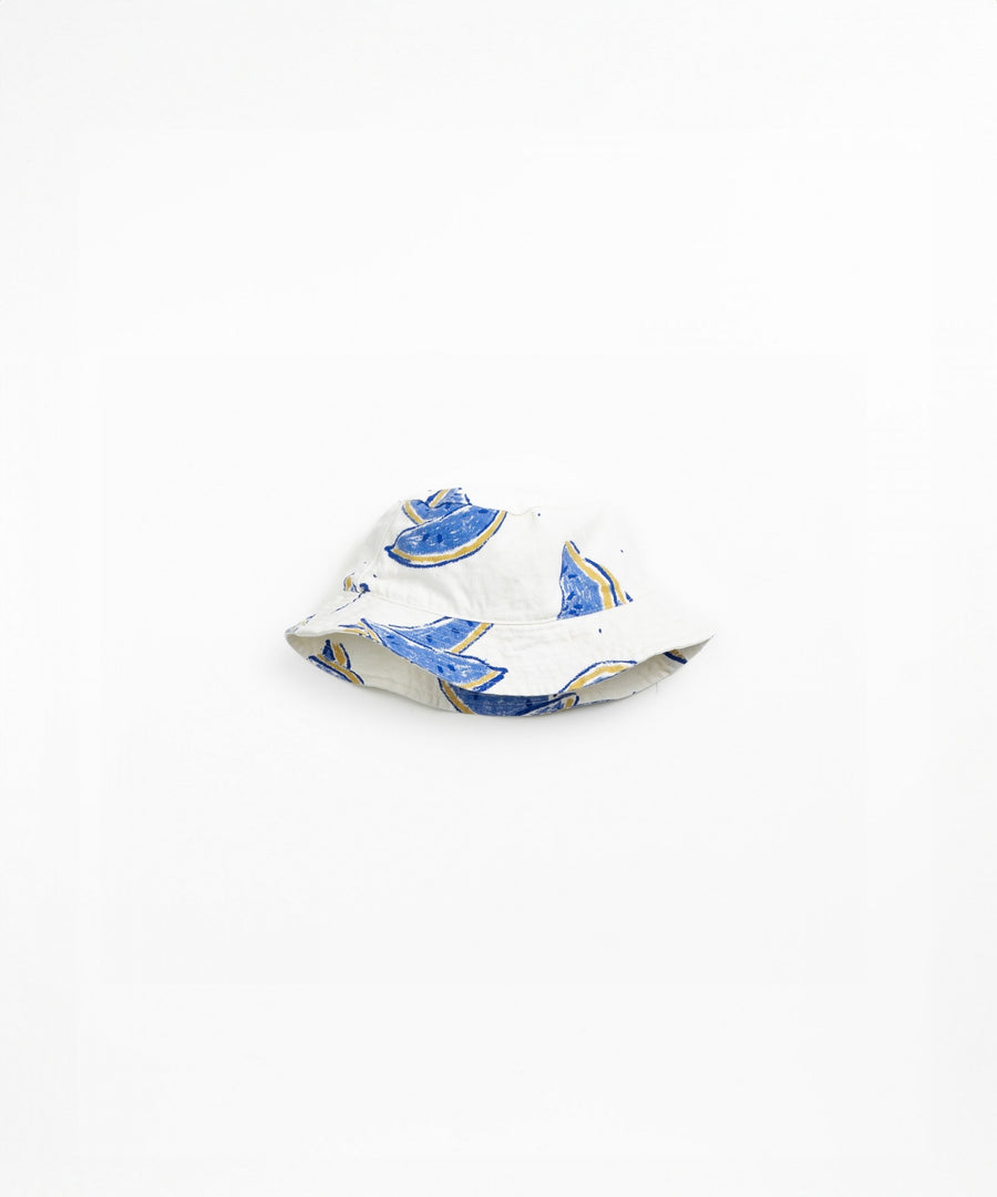 Cotton Bucket Hat - Blue Watermelon