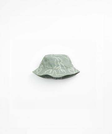 Cotton Bucket Hat - Sage Leafs