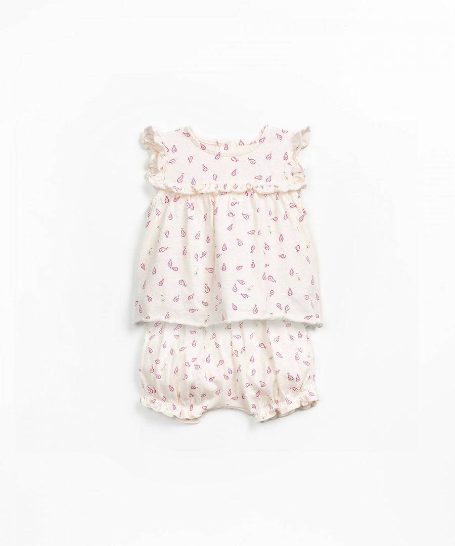 Top & Shorts Set - Pears