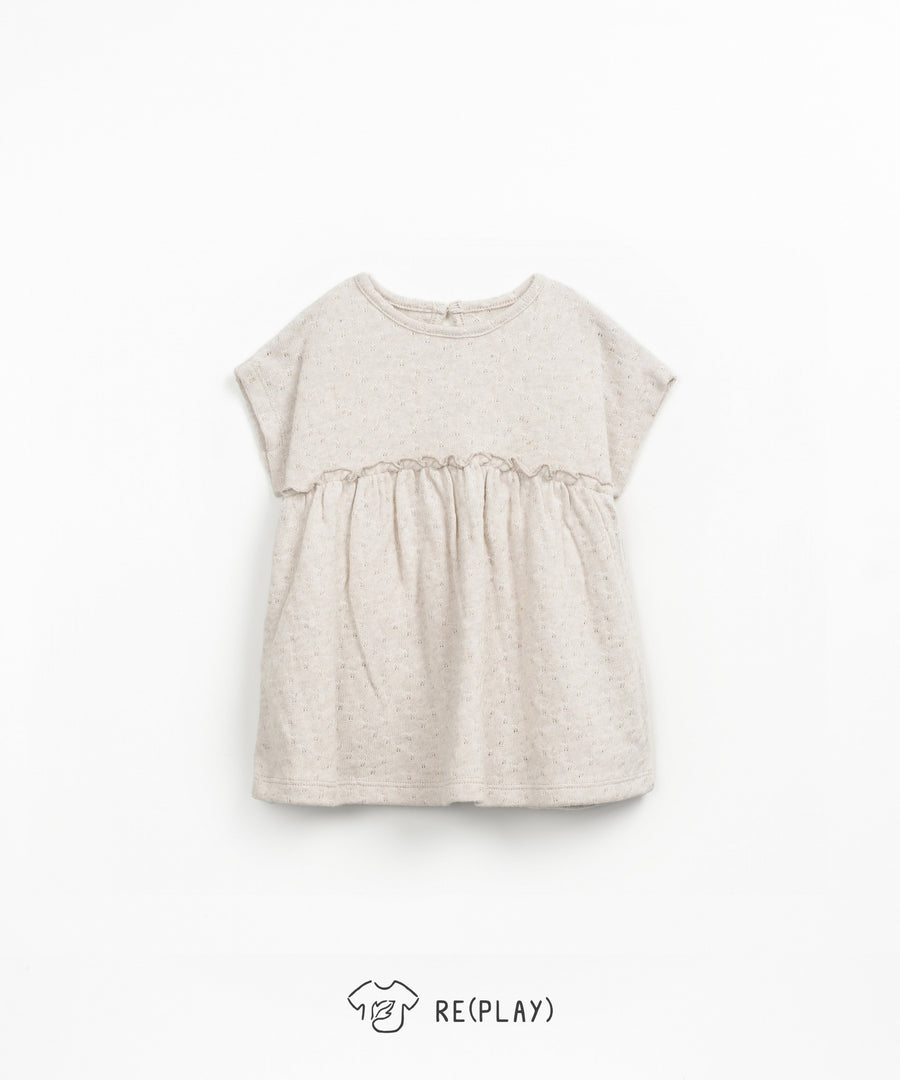 Knit Dress with Re(Play) Yarn - Latte