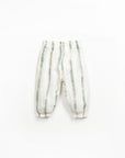 Organic Cotton Pants - Sage Stripes