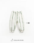 Organic Cotton Pants - Sage Stripes