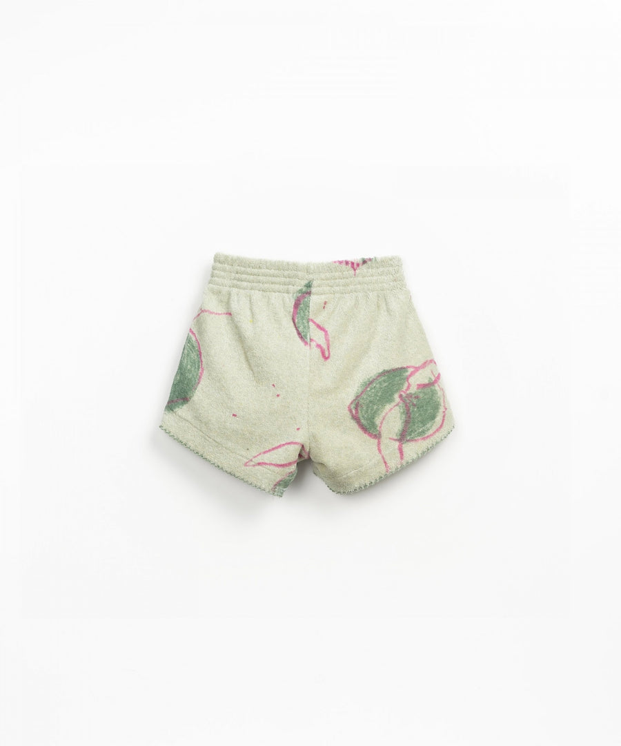 Plush Shorts with String - Oranges