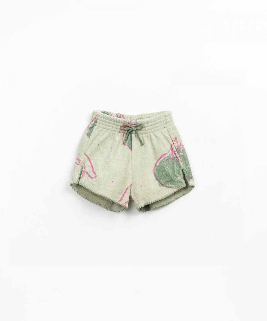 Plush Shorts with String - Oranges