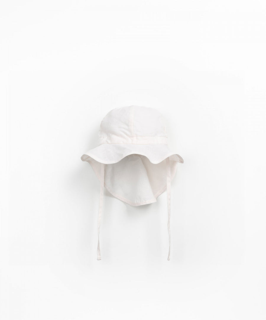 Linen Sun Hat - Ivory