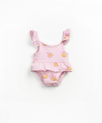 Swimsuit in Organic Cotton - Oranges