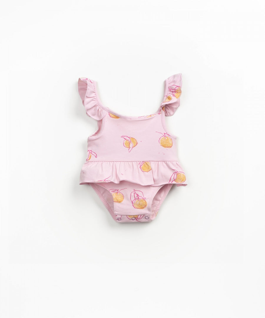 Swimsuit in Organic Cotton - Oranges