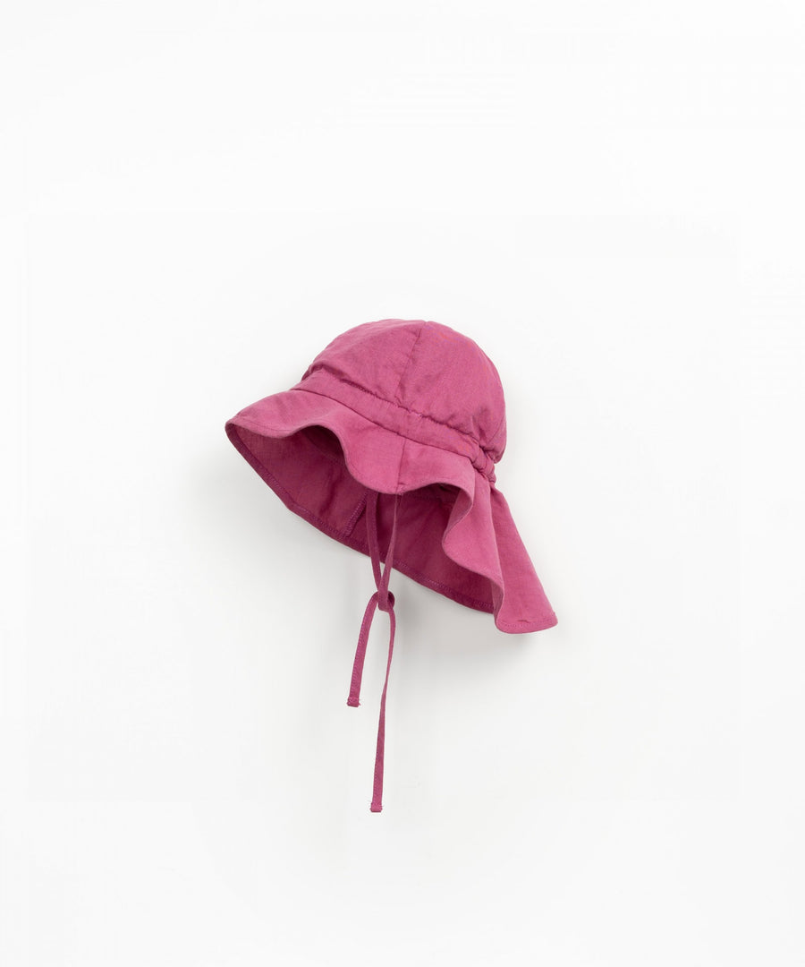 Linen Sun Hat - Mulberry