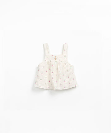 Waffle Jersey Top - Artichoke