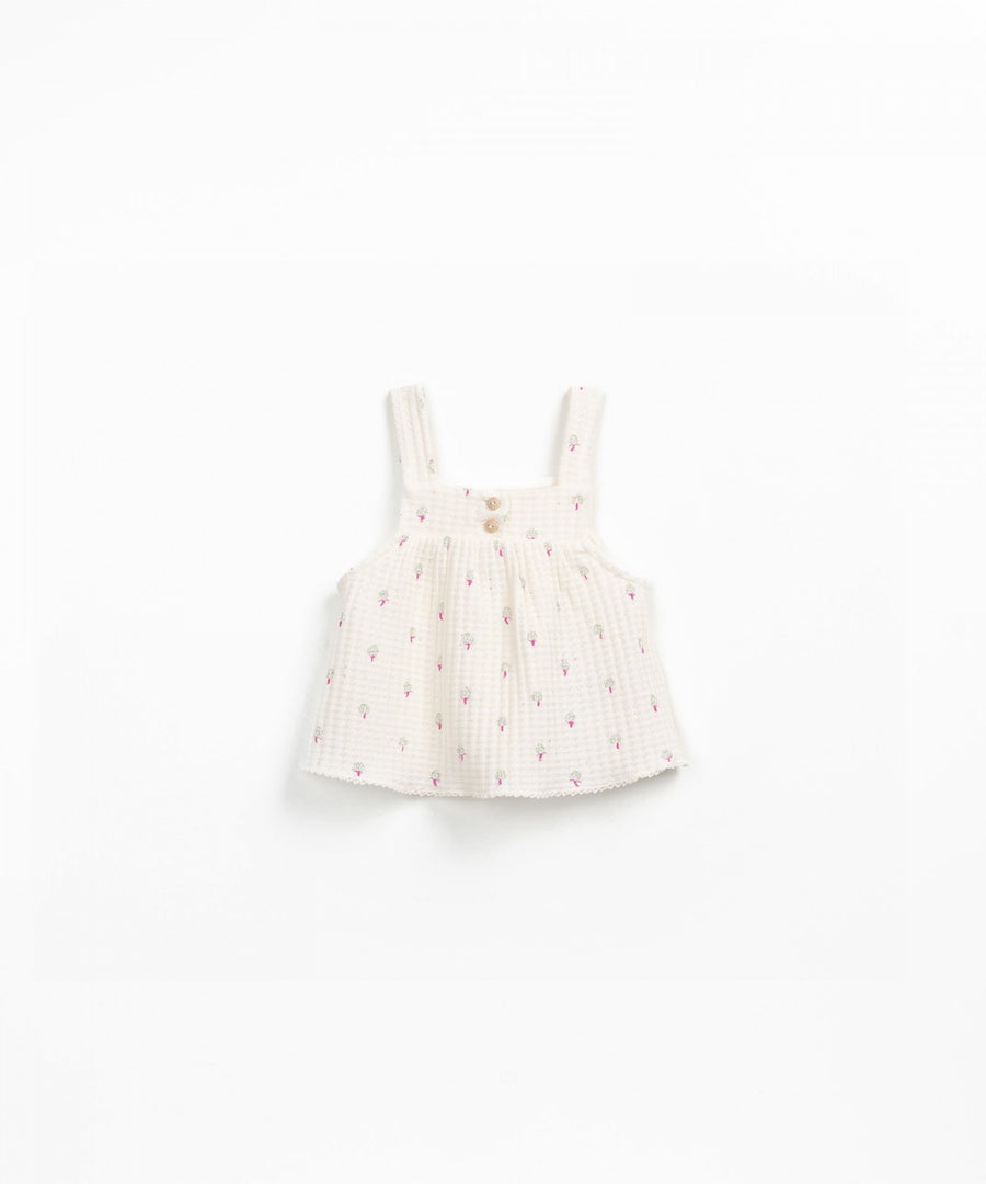 Waffle Jersey Top - Artichoke