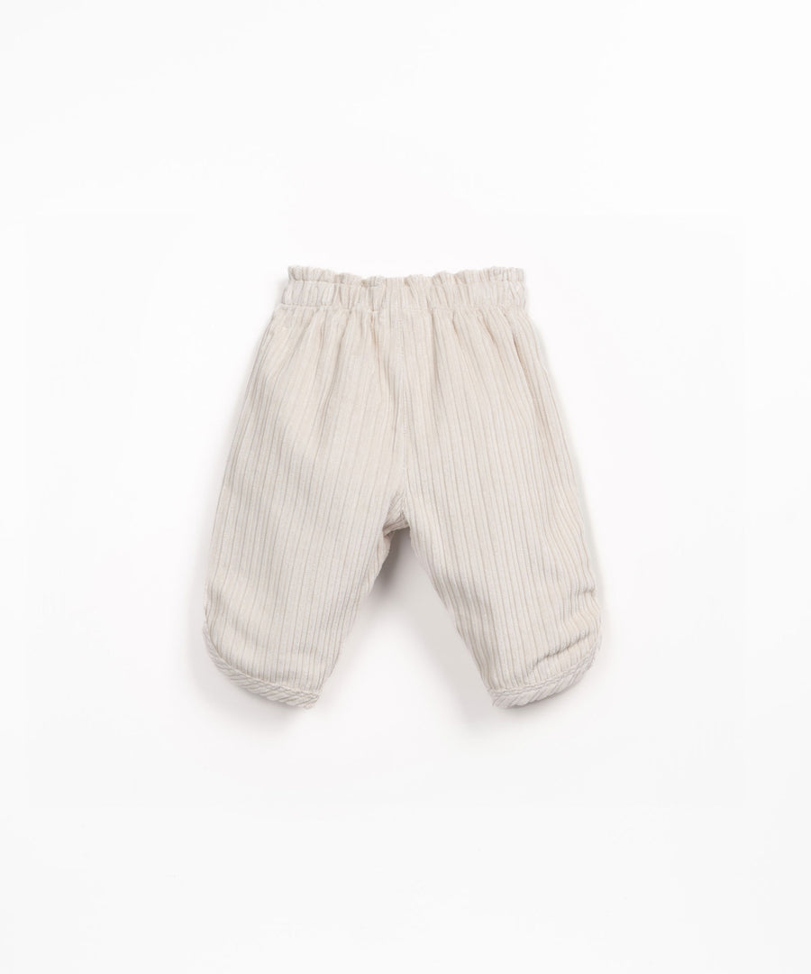 Corduroy Trousers - Stone