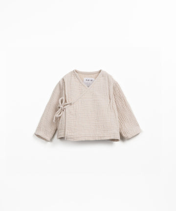 Woven Wrap Top - Latte