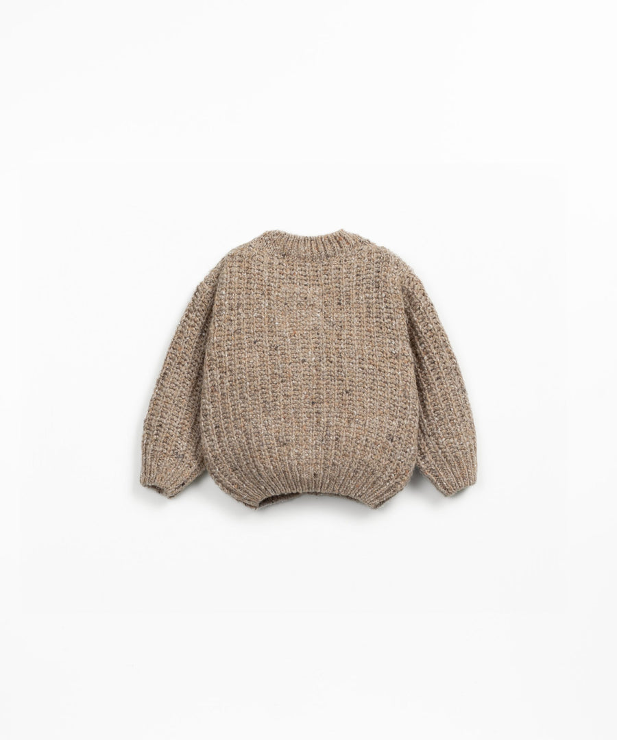 Knitted Cardigan - Cocoa