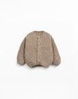 Knitted Cardigan - Cocoa