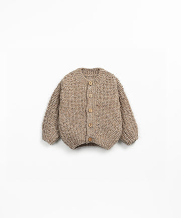 Knitted Cardigan - Cocoa