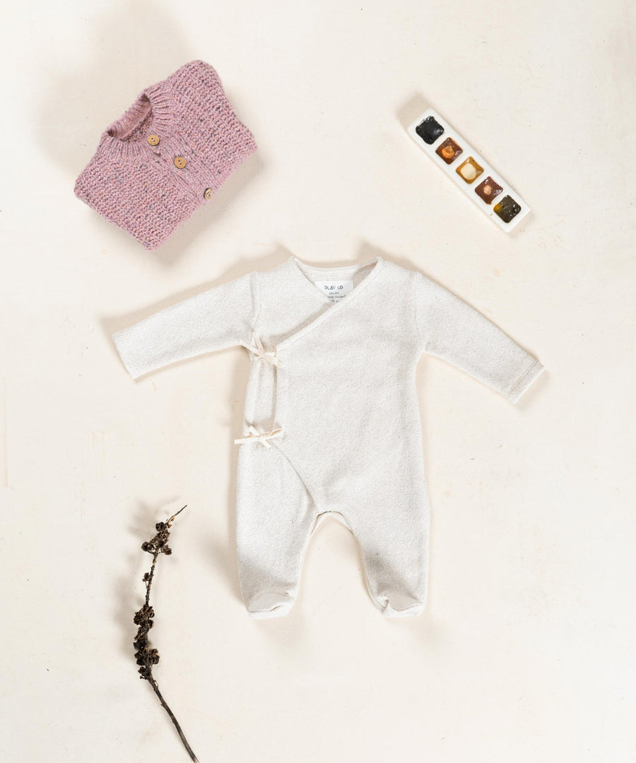 Jumpsuit with Wrap Opening - Latte