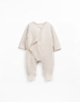 Jumpsuit with Wrap Opening - Latte