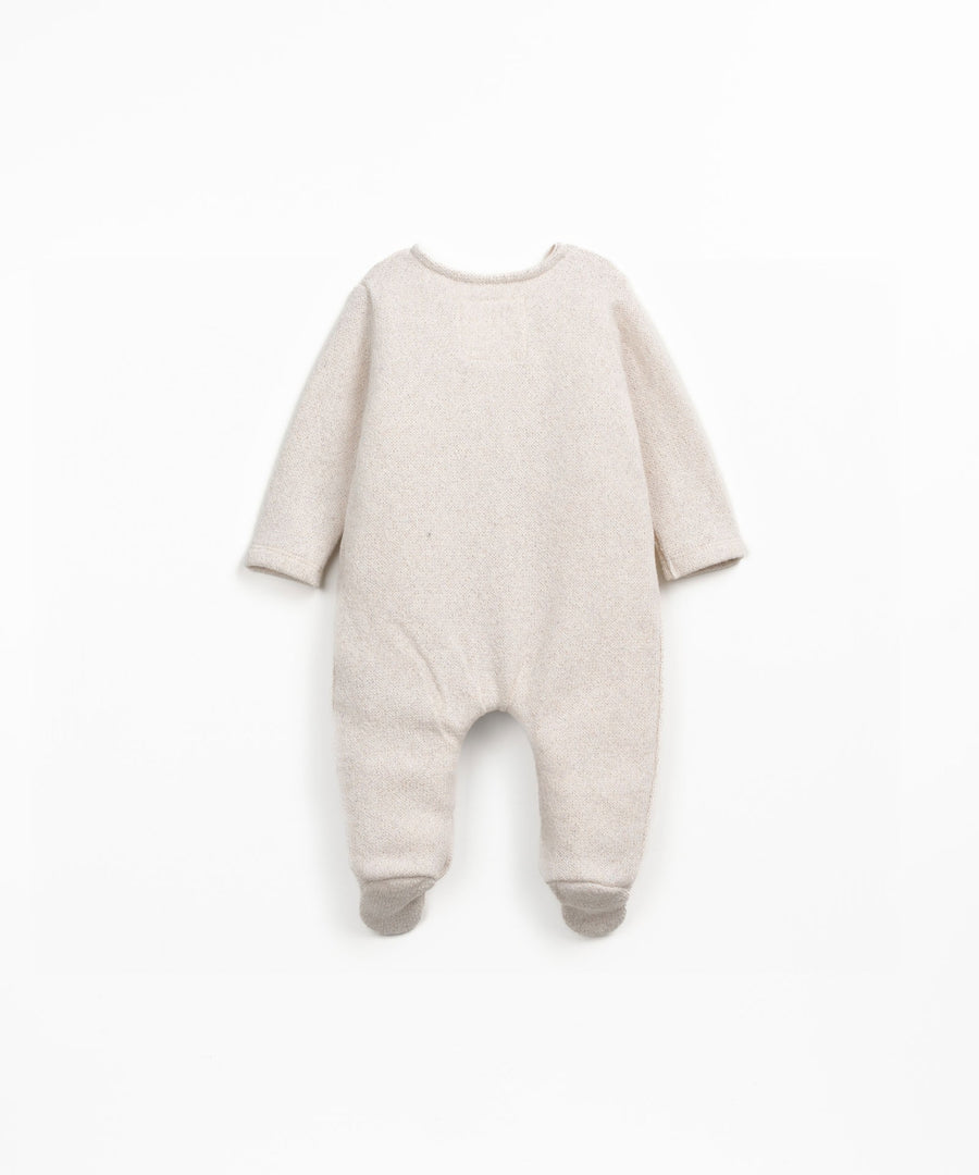 Jumpsuit with Wrap Opening - Latte