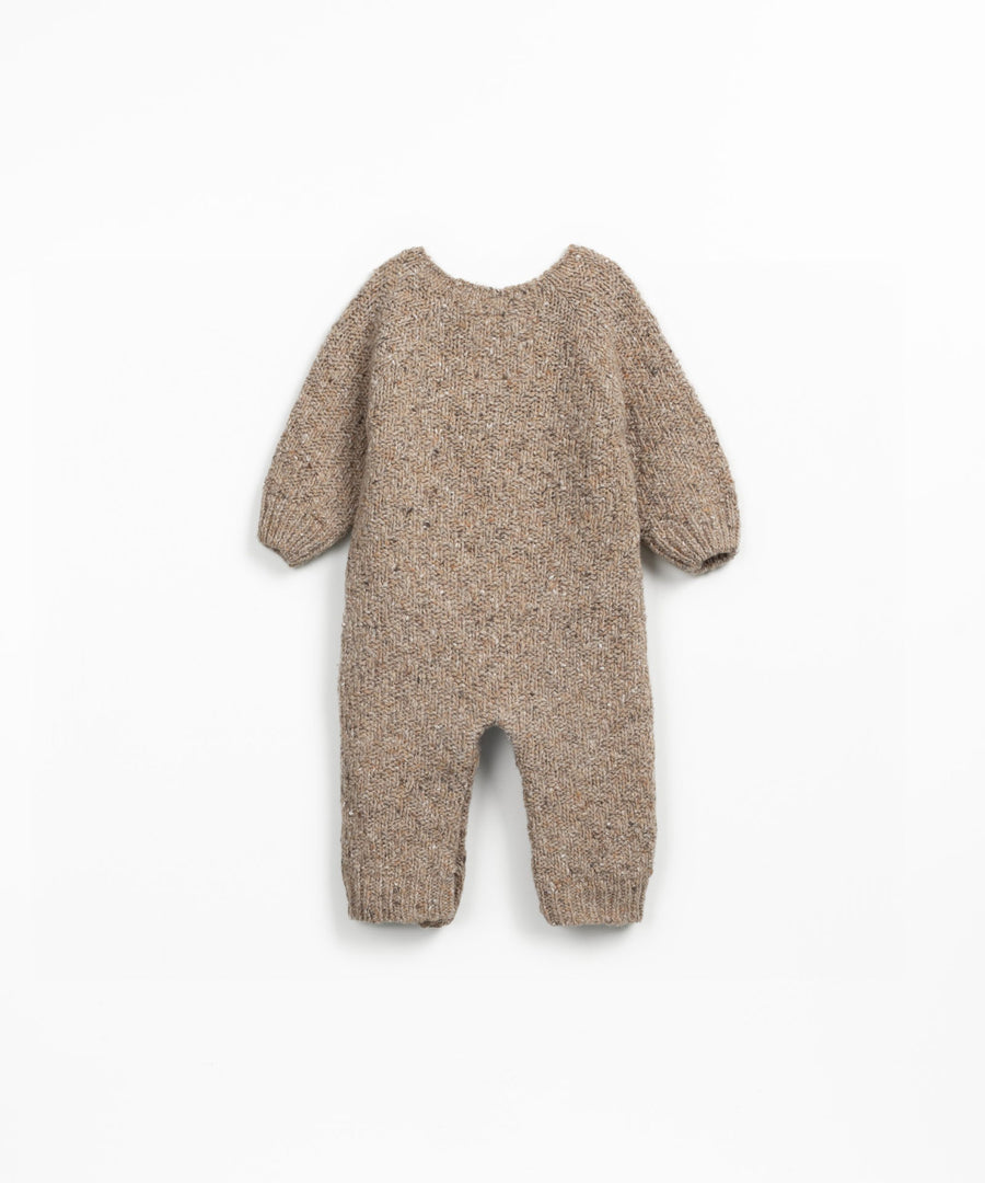 Knitted Jumpsuit - Cocoa