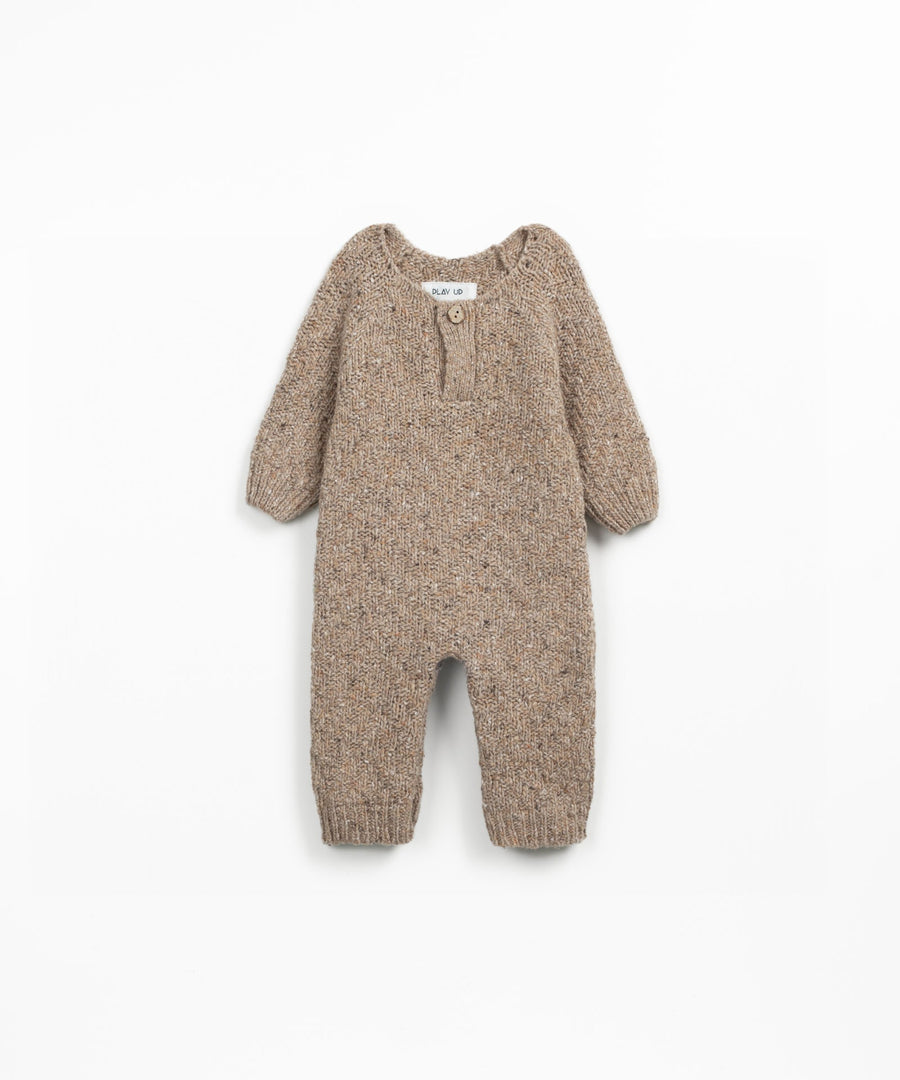 Knitted Jumpsuit - Cocoa